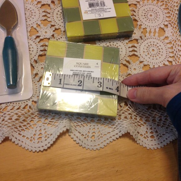 Farmhouse colors kitchen tools, cutting boards, cheese knives, coasters - Picture 7 of 10